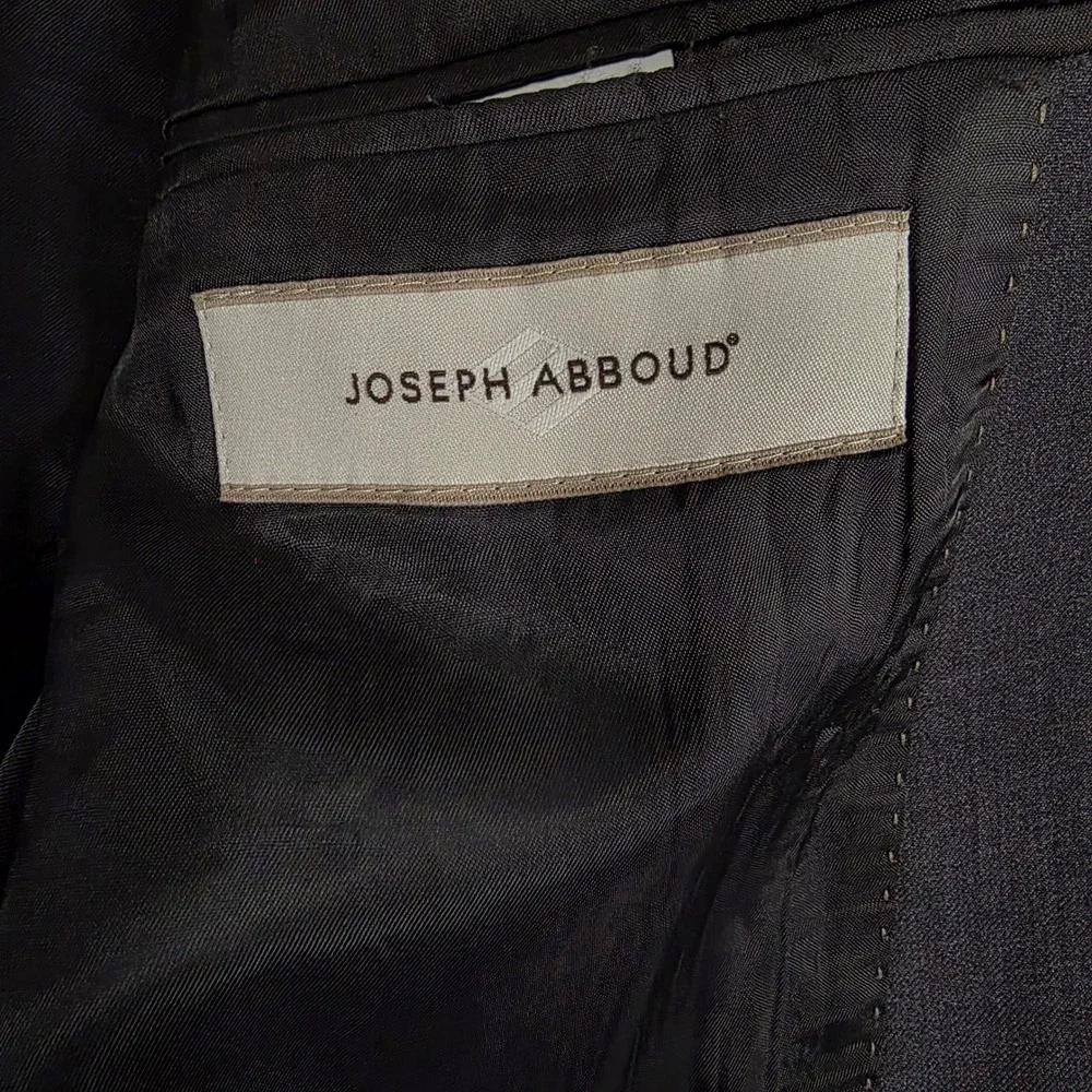 Joseph Abboud Mens Charcoal Gray Wool Blazer Sport Coat Jacket Size 40R‎